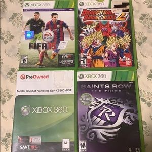FIFA 15, MK, Saints Row 3, DB Raging Blast 2